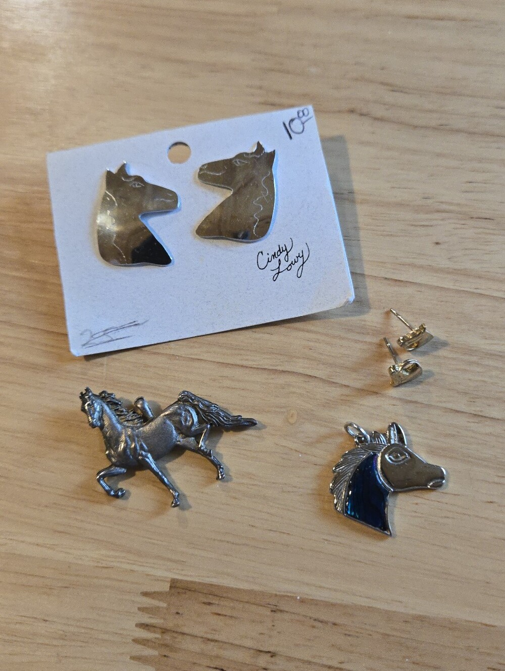 Horse Equestrian Earrings + Pendants Bundle